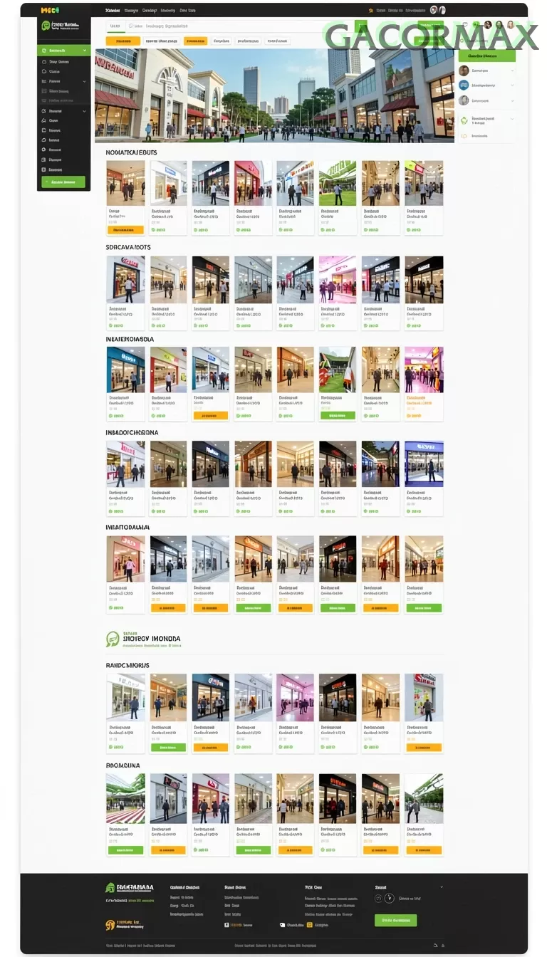 Cuplikan layar 77SINGA — menu navigasi